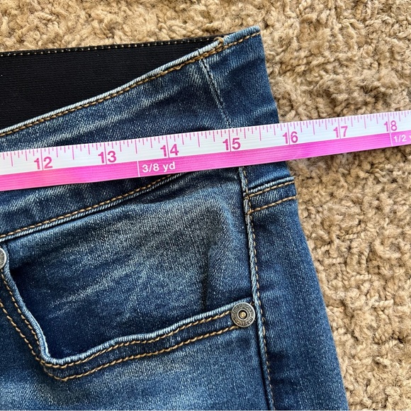 SOLD.  MAURICES Womens Jeggings Skinny Leg Stretch Blue Size SR Small Regular - Picture 9 of 10